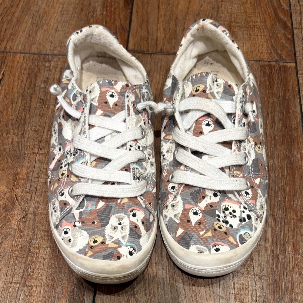 Isaac Mizrahi Animal Print Flats - Brown and White